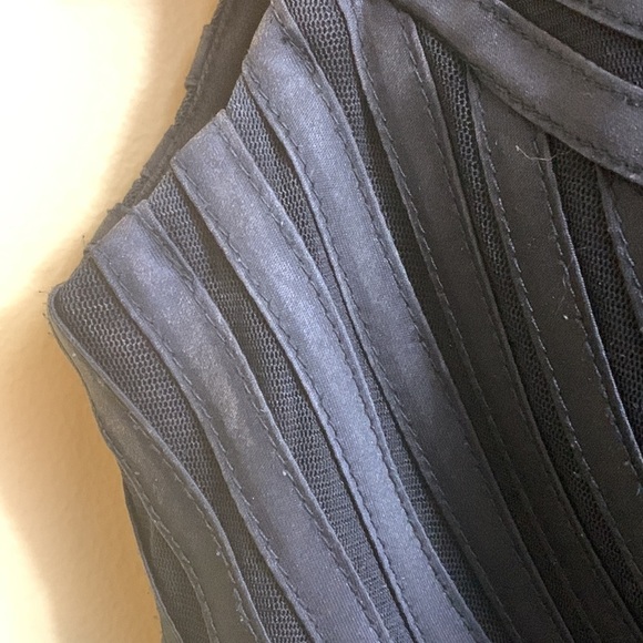 Gracia Wednesday Black Bandage Style Tulle One Shoulder Cocktail Formal Dress L - Picture 7 of 16